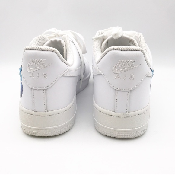 Nike Air Force 1 Custom Blue Butterfly Edition Size‎ 10 - Picture 5 of 11